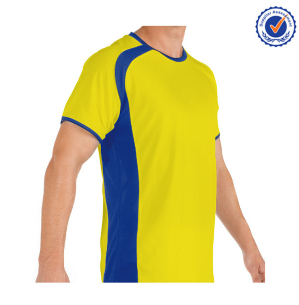 卸売サッカーのtシャツ通気性、 ポリエステル100％サッカーのtシャツ卸売-サッカーウェア問屋・仕入れ・卸・卸売り