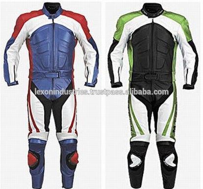 高品質男性ブラック ホワイト kawasaki レーシング motorcycle biker レザー スーツ ジャケット こ ぶ パンツ-問屋・仕入れ・卸・卸売り