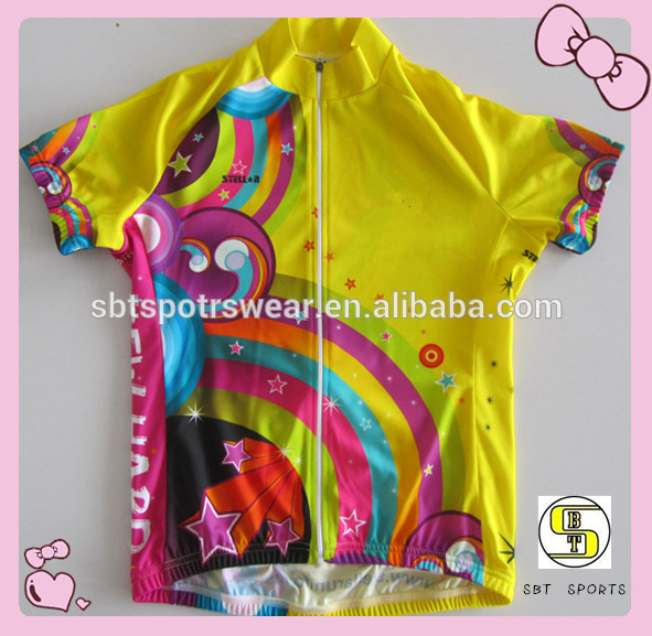 カスタム昇華した半袖サイクリングジャージ-サイクリングウェア問屋・仕入れ・卸・卸売り