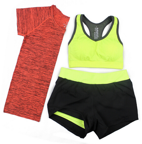 女性ブラジャーシャツパンツセット女性スポーツ服-フィットネス、ヨガウェア問屋・仕入れ・卸・卸売り