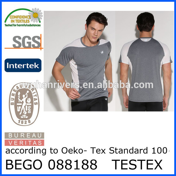 男性のフィットネスtシャツ、スポーツフィットネスtシャツ、ドライフィットスポーツtシャツ-フィットネス、ヨガウェア問屋・仕入れ・卸・卸売り