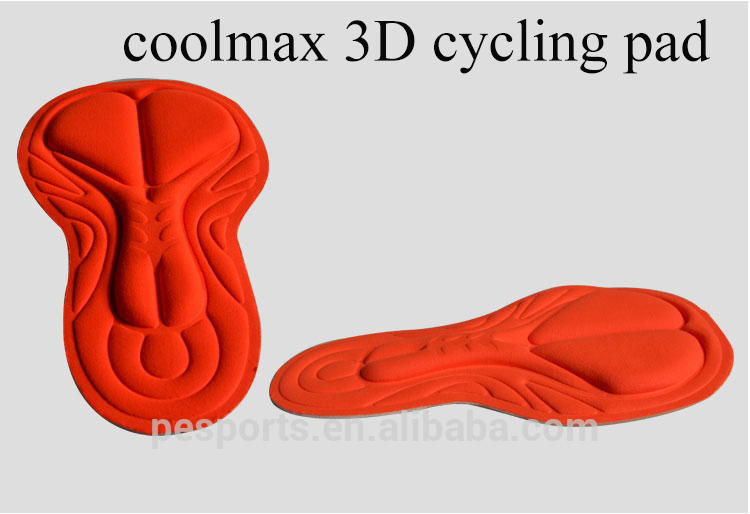 サイクリングゲルパッドoem印刷クールマックス3dサイクリングパッド用サイクリング股パンツ-サイクリングウェア問屋・仕入れ・卸・卸売り