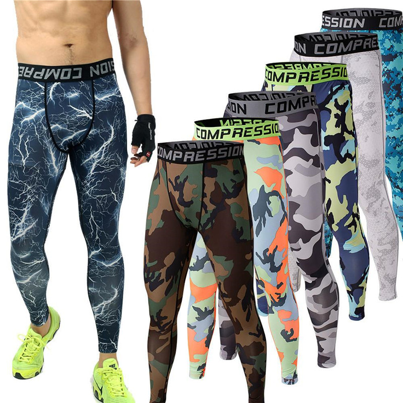 2015 プロ男性ボディービル皮膚タイツ パンツ トレーニング フィット ネス ジム圧縮パンツ-フィットネス、ヨガウェア問屋・仕入れ・卸・卸売り
