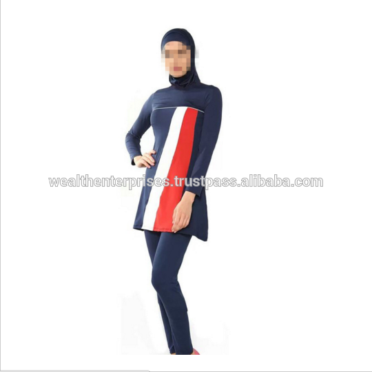 イスラム女性水着/カスタムイスラム教徒の女性の水着/シンプルなイスラム教徒の女性のライクラ水着-水着類問屋・仕入れ・卸・卸売り