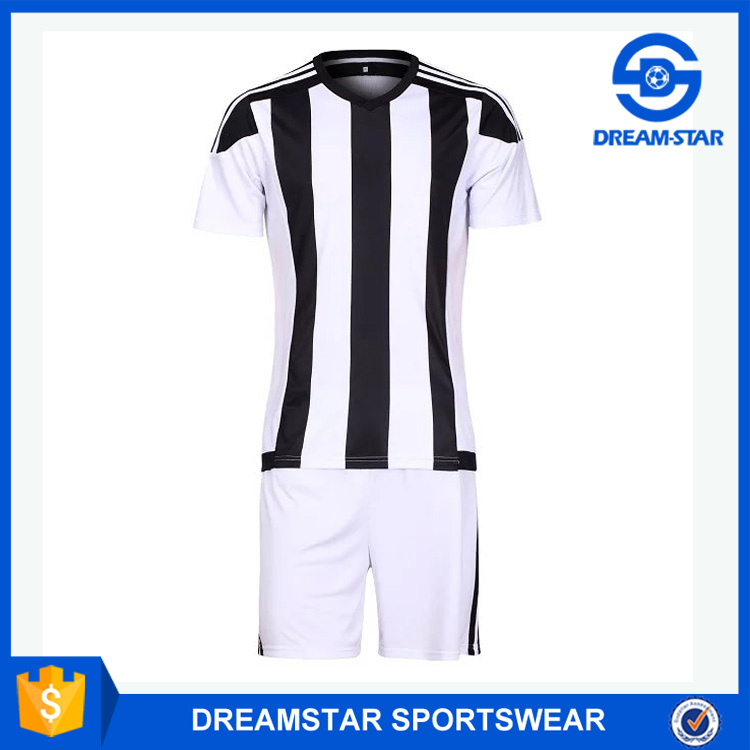 黒と白新しいデザインサッカーシャツ-サッカーウェア問屋・仕入れ・卸・卸売り
