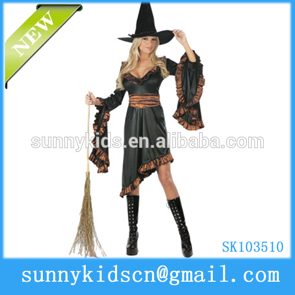 ハロウィーン装飾ハロウィンコスチュームサプライヤー魔女服卸し売りセクシーな衣装-その他コスチューム問屋・仕入れ・卸・卸売り