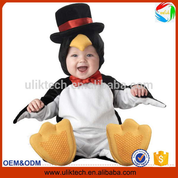ペンギン動物の衣装熱い販売の漫画のマスコットの衣裳赤ん坊の摩耗のための卸売子供ハロウィン衣装( ulik- m021)-その他コスチューム問屋・仕入れ・卸・卸売り
