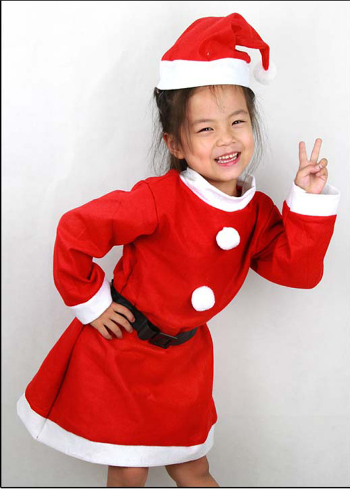 の子供の女の子と男の子のクリスマス2014年服衣装ストラップドレスのナイトウエアパジャマ-その他コスチューム問屋・仕入れ・卸・卸売り