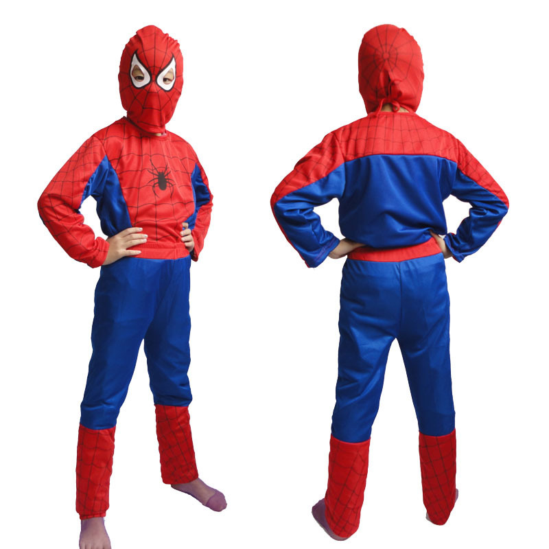 子供のためのスパイダーマン衣装コスプレハロウィーンの衣装-テレビ、映画コスチューム問屋・仕入れ・卸・卸売り