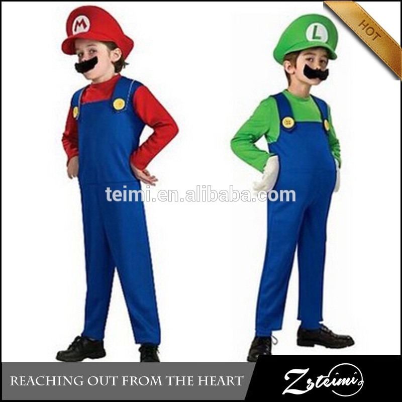 高品質ハロウィーンファンシーコスチュームコスプレ衣装マリールイージ兄弟スーパーマリオ-その他コスチューム問屋・仕入れ・卸・卸売り