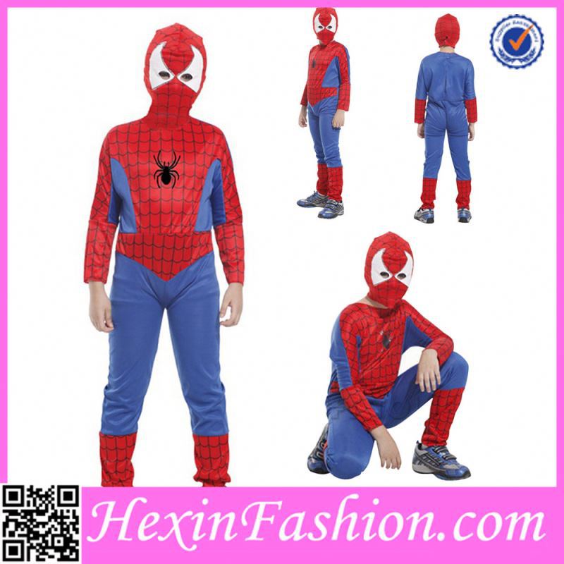 赤と青少年スパイダーキッズパーティーのサプライヤー卸売ハロウィーンのための動物の衣装-その他コスチューム問屋・仕入れ・卸・卸売り