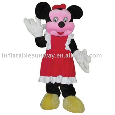 ミッキーマウスの毛皮のマスコットの女性のミッキーマウスの毛皮の衣裳-その他コスチューム問屋・仕入れ・卸・卸売り