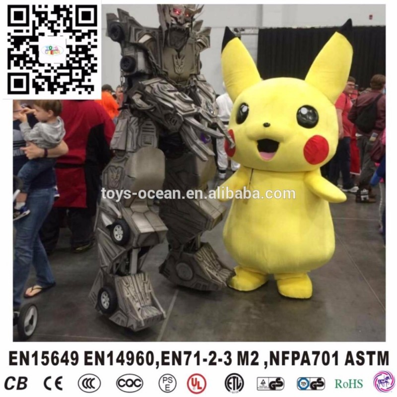 2016熱い販売ピカチュウマスコット衣装ポケモン行くマスコット用イベント人気子供パーティー豪華な漫画-マスコット問屋・仕入れ・卸・卸売り