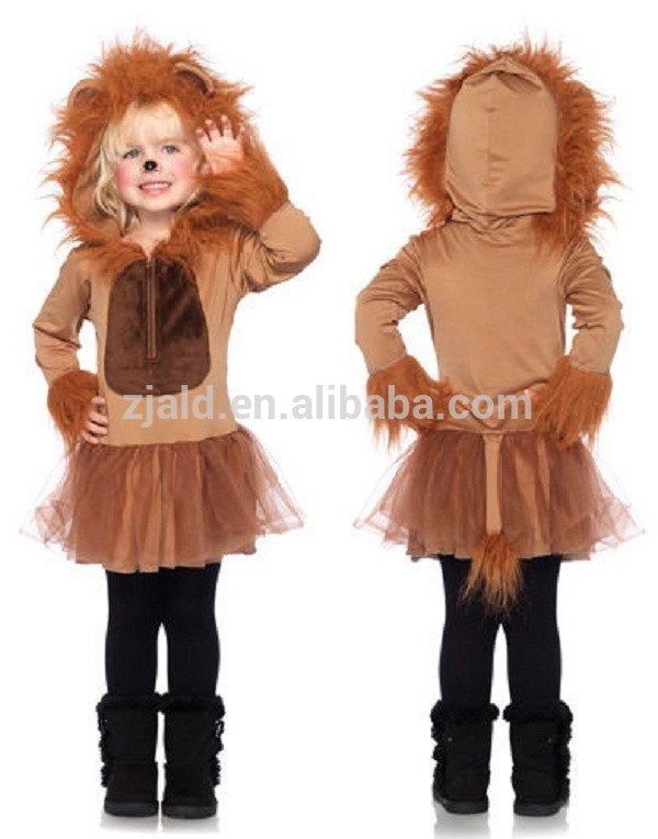 子供の女の子の抱きしめたくなるようなライオンハロウィン衣装-セクシーコスチューム問屋・仕入れ・卸・卸売り