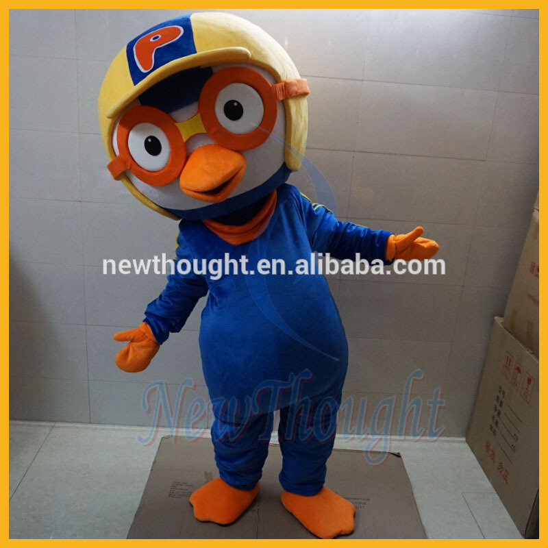 ビッグぬいぐるみペンギンエヴァの泡ヘッドのマスコットの衣裳の子供パーティーポロロ-マスコット問屋・仕入れ・卸・卸売り