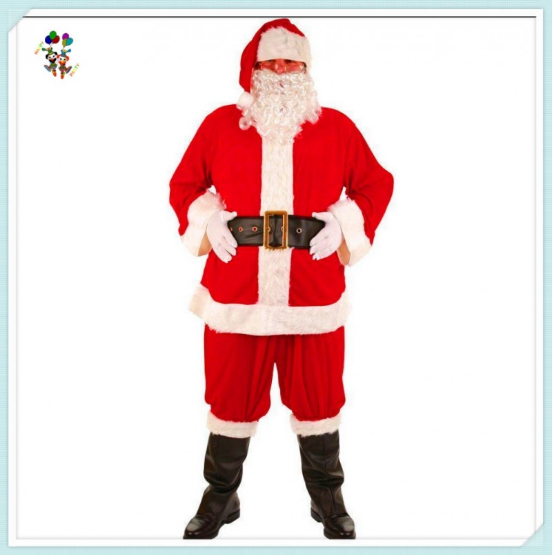 豪華なクリスマスパーティメンズ品質サンタクロースhpc-2446クリスマス衣装-セクシーコスチューム問屋・仕入れ・卸・卸売り