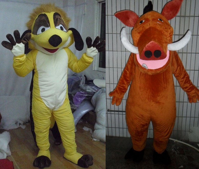 大人のティモン& pumba mascottes衣装ため販売-マスコット問屋・仕入れ・卸・卸売り