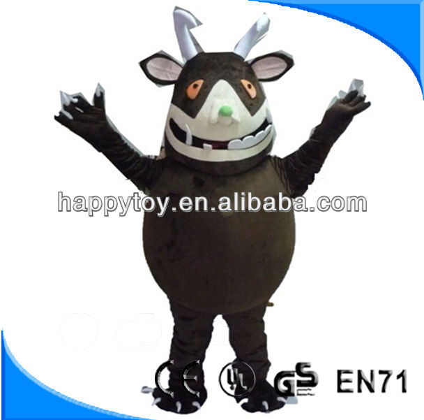 こんにちは ce高品質ブラック gadult gruffalo マスコット衣装、漫画の キャラクター マスコット衣装-マスコット問屋・仕入れ・卸・卸売り