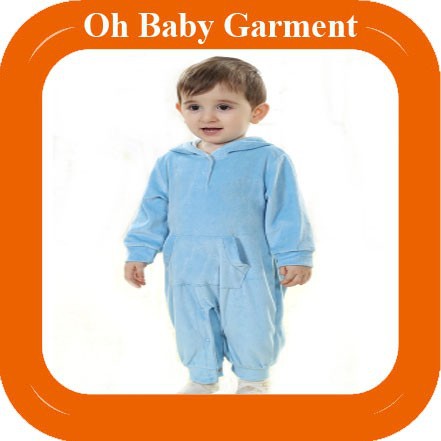の赤ん坊の幼児の衣類19-24msoildカラーベビーカバーオールポケット付き高品質-ベビーロンパース問屋・仕入れ・卸・卸売り