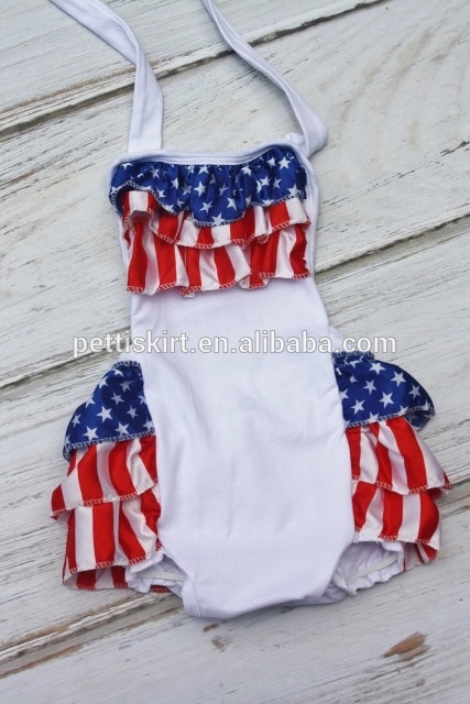 アメリカの独立記念日夏衣類company製品2015女の赤ちゃんの服の夏-ベビーロンパース問屋・仕入れ・卸・卸売り