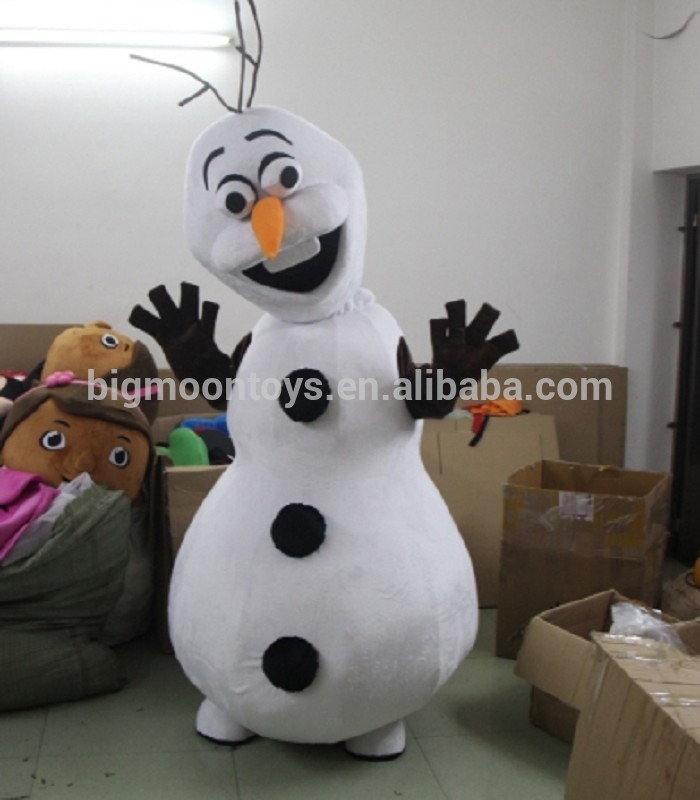 2016ホット冷凍雪だるまオラフマスコット衣装のための大人-問屋・仕入れ・卸・卸売り