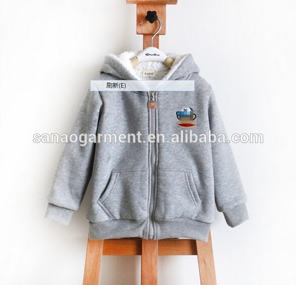 韓国スタイルの子供子羊のウール暖かいコート-キッズ服　パーカー、スウェットシャツ問屋・仕入れ・卸・卸売り