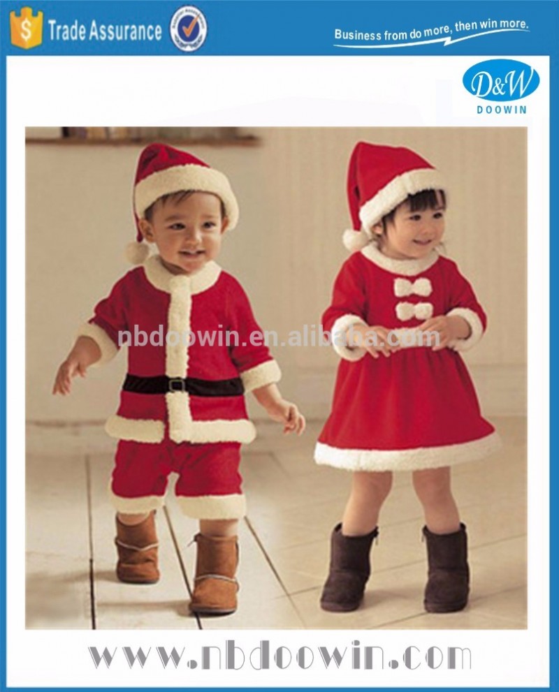幼児サンタ衣装セット/赤ちゃんクリスマス衣装セット/赤ちゃんの最初のクリスマス-セクシーコスチューム問屋・仕入れ・卸・卸売り