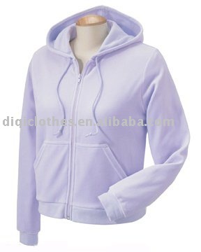 女性のジッパーのベロアHoody-トレーナー、パーカー問屋・仕入れ・卸・卸売り
