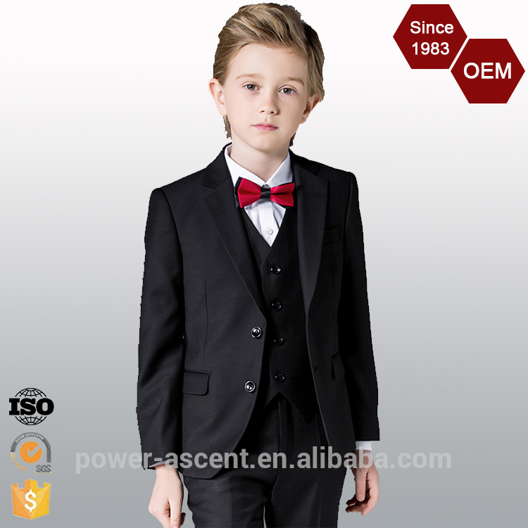 Oemのカスタムデザインクラシックフィット男の子の結婚式のスーツ-スーツ、タキシード問屋・仕入れ・卸・卸売り