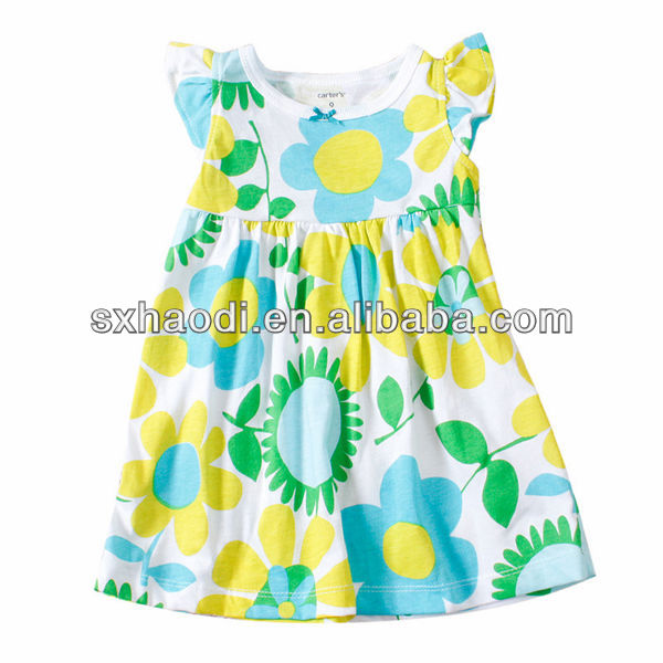 2013ヘムステッチや刺繍ドレスと女の赤ちゃんのベビードレス-ジュニア服（女）ドレス問屋・仕入れ・卸・卸売り