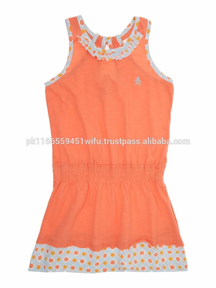 100%有機女の子ドレス服-ジュニア服（女）ドレス問屋・仕入れ・卸・卸売り