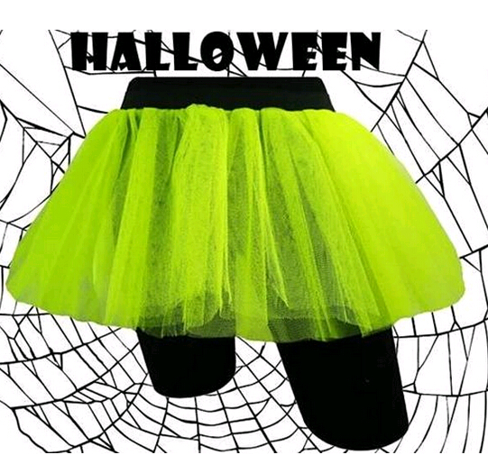 レディース80年代2016ハロウィーン仮装スカートチュチュをドレスアップ魚網3層チュチュスカート-ジュニア服（女）スカート問屋・仕入れ・卸・卸売り