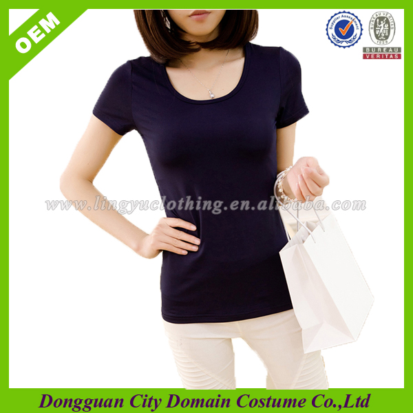 安い卸売tシャツ、 プレーンカラーt- シャツ女性のための、 色のtシャツ-Tシャツ問屋・仕入れ・卸・卸売り