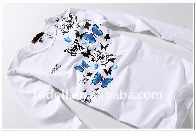 人のための良質の印刷の白いTシャツ-Tシャツ問屋・仕入れ・卸・卸売り