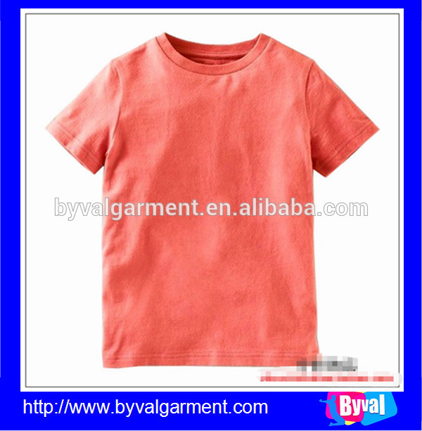100%有機cottontシャツ熱い販売空白oネックtシャツ子供のため-プラスサイズTシャツ問屋・仕入れ・卸・卸売り
