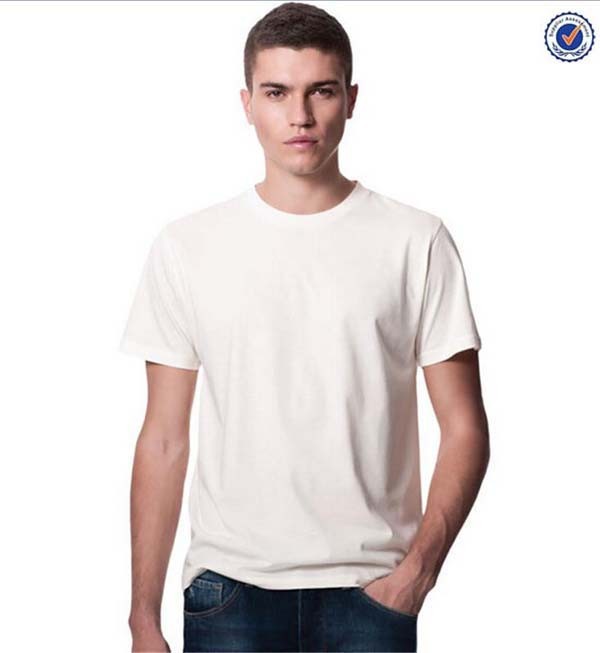 高品質の空白のオーガニックコットンt- シャツ-Tシャツ問屋・仕入れ・卸・卸売り