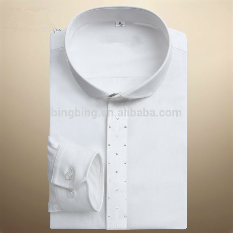 2015100％綿最新卸売メンズドレスシャツ-紳士用シャツ問屋・仕入れ・卸・卸売り