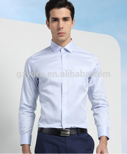 男性の最新商務正式なロングスリーブコットンシャツ-紳士用シャツ問屋・仕入れ・卸・卸売り