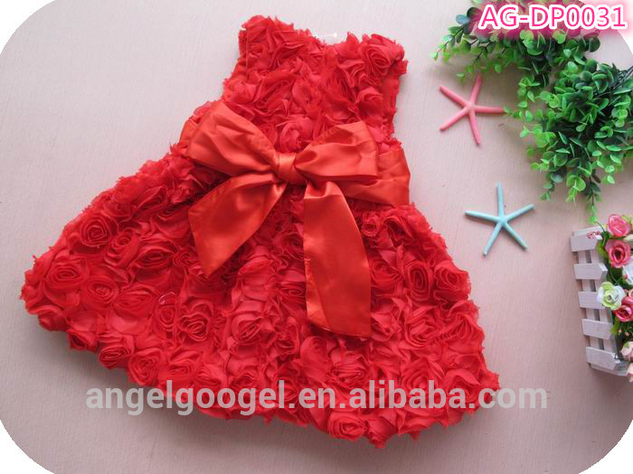 ファッション花子供女の子ドレス赤ちゃん子供の誕生日パーティードレス服でニース生地AG-DP0031-ジュニア服（女）ドレス問屋・仕入れ・卸・卸売り