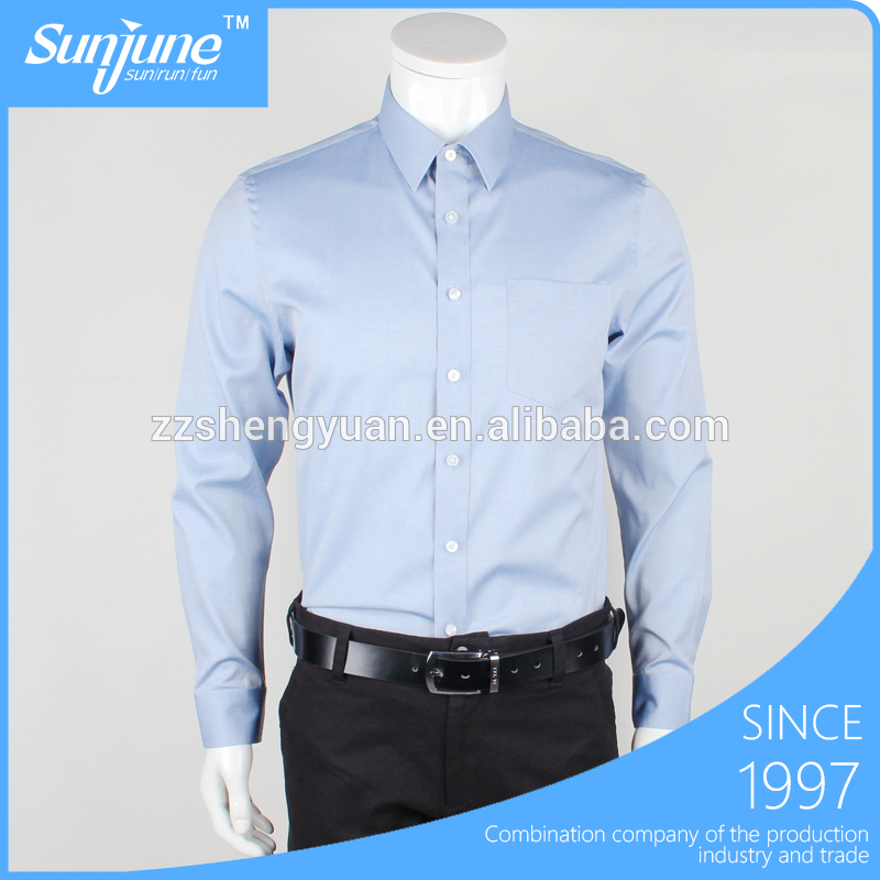 高品質古典的な男性のドレスシャツの糸染めオックスフォードシャツ-プラスサイズシャツ、ブラウス問屋・仕入れ・卸・卸売り