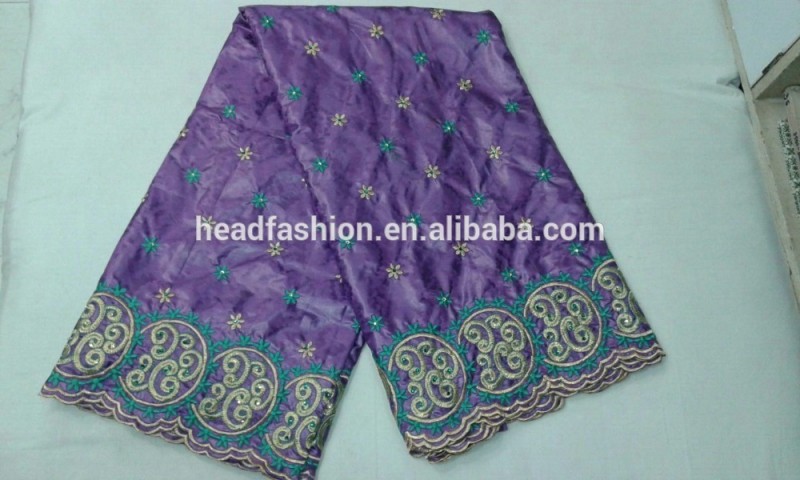 紫ブロケード刺繍生地素材ドレス服用女性-プラスサイズドレス、スカート問屋・仕入れ・卸・卸売り