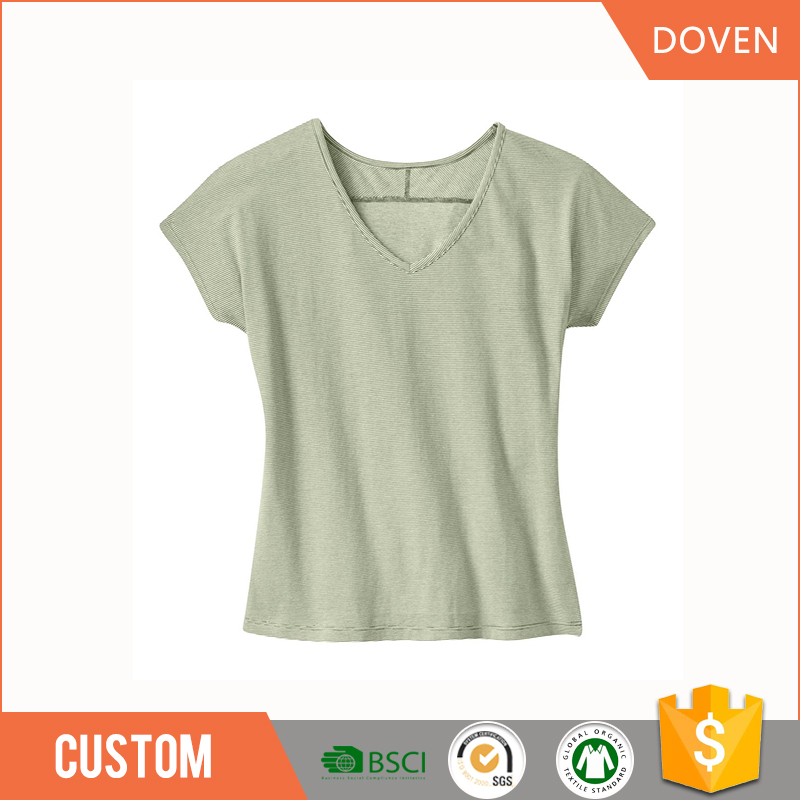 Pantoneカラー2016女性v- ネックtシャツ-Tシャツ問屋・仕入れ・卸・卸売り