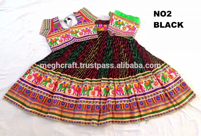 Leheriyaスタイルchaniyaチョリ-navratri摩耗chaniyaチョリ-インドカッチ手刺繍lehengaチョリのファッション着用チョリ-その他ウエディングアパレル問屋・仕入れ・卸・卸売り
