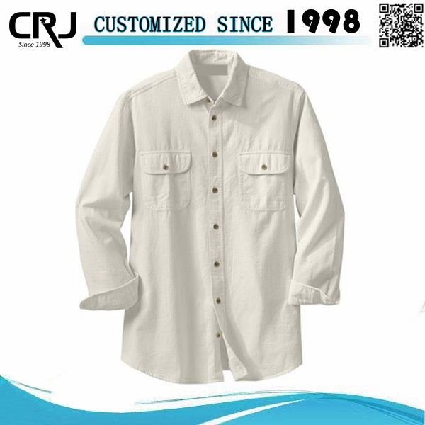 カスタム拡張ポプリンフラップポケットシャツのための男性-プラスサイズシャツ、ブラウス問屋・仕入れ・卸・卸売り