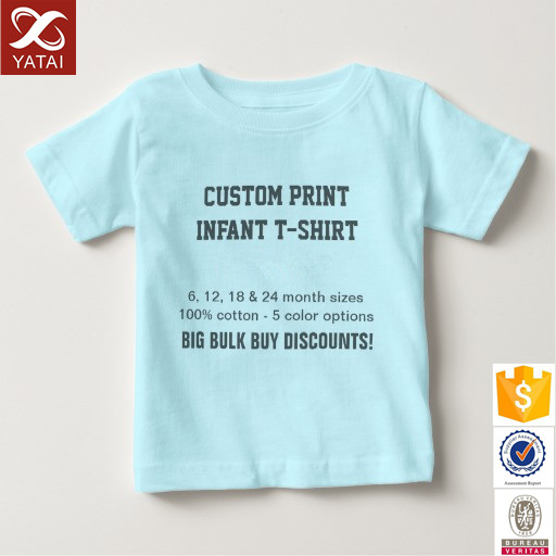 乳児6から24ヶ月カスタムデザインt- シャツカスタムプリント-プラスサイズTシャツ問屋・仕入れ・卸・卸売り