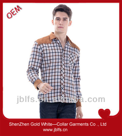カジュアル綿100％男性用シャツ-プラスサイズシャツ、ブラウス問屋・仕入れ・卸・卸売り