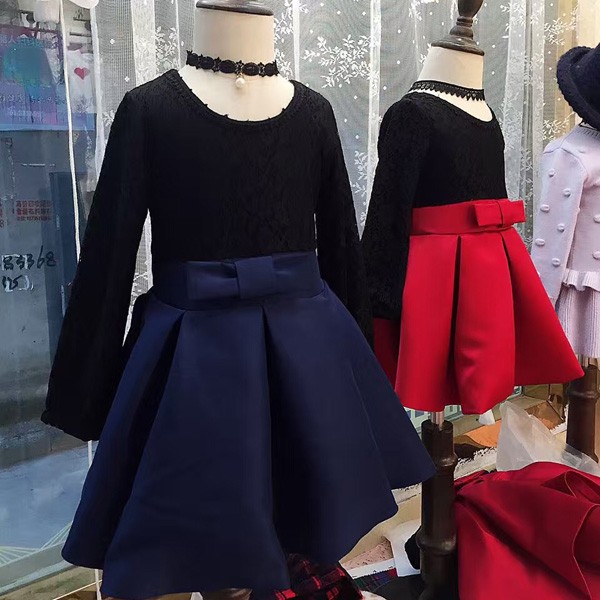 レース安いフラワーガールのドレスの9年古い女の子の綿フロックデザイン-フラワーガールドレス問屋・仕入れ・卸・卸売り