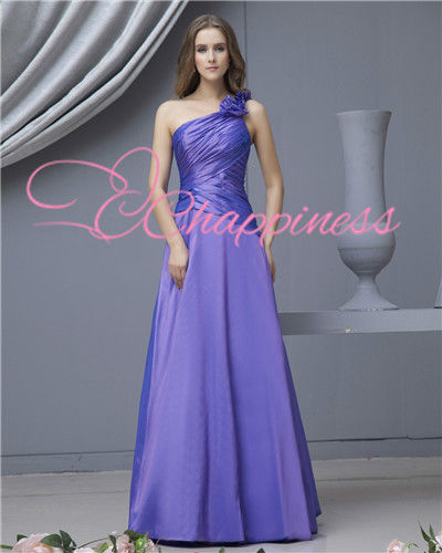 シンプルな床長ワンショルダードレスパターンウエディングドレスイブニングドレス-プラスサイズドレス、スカート問屋・仕入れ・卸・卸売り