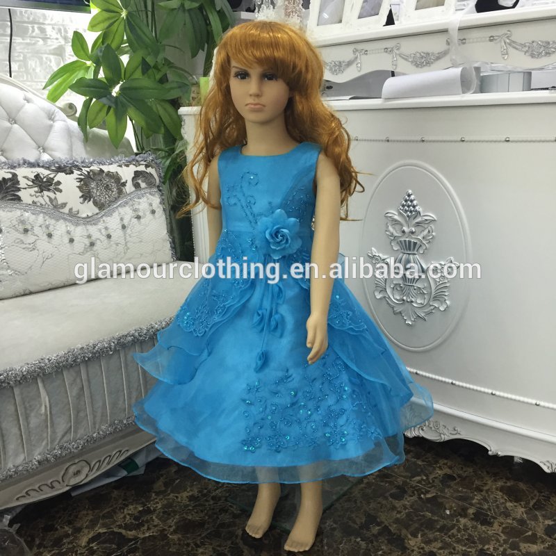 2016新デザイン高品質ノースリーブ21色ガールファッションドレス-フラワーガールドレス問屋・仕入れ・卸・卸売り