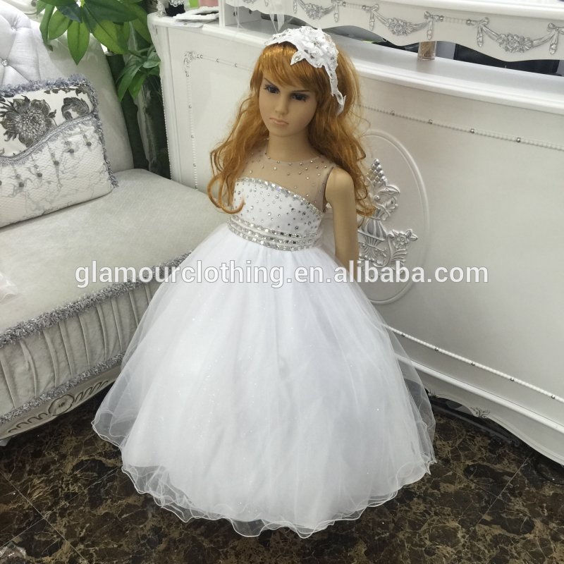 中国2016高品質輸出製品ラインストーン新しいモデルガールドレス-フラワーガールドレス問屋・仕入れ・卸・卸売り